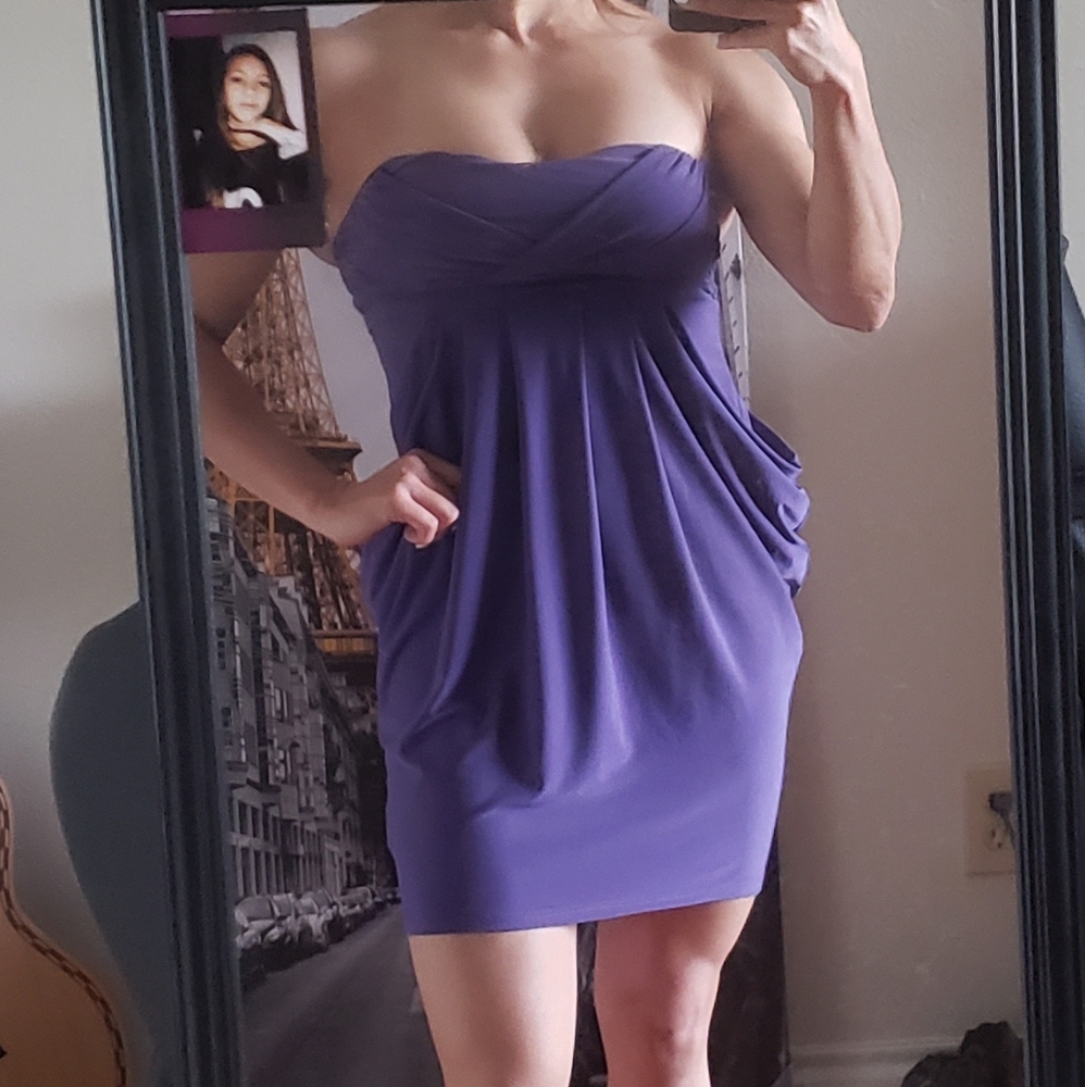 2B bebe lilac tube dress NWT